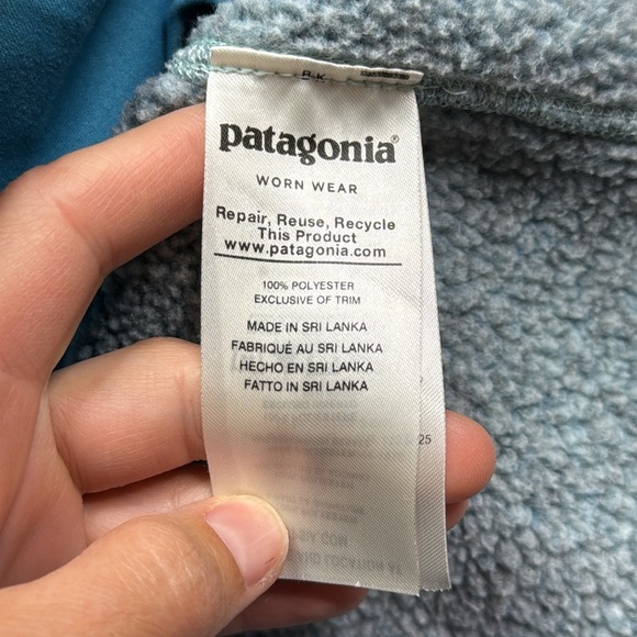 Patagonia Better Sweater Heathered Blue Full Zip Jacket Size Small - Picture 8 of 9